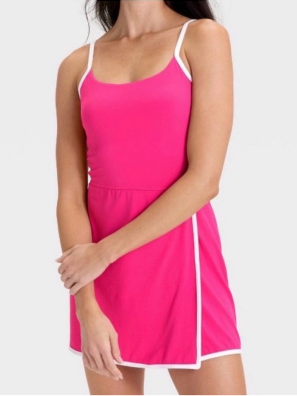 NWT - XL - All in motion everyday soft wrap active dress in berry pink